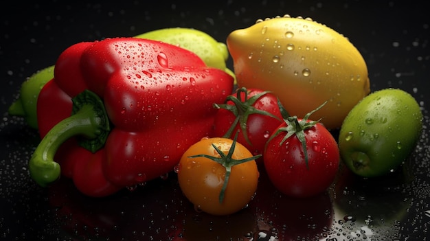 tomatoes HD 8K wallpaper Stock Photographic Image