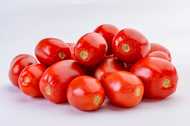 Tomatoes isolated on white background