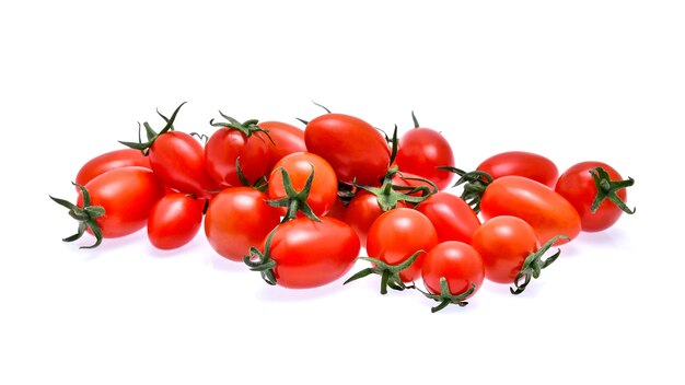 Tomatoes isolated on white 