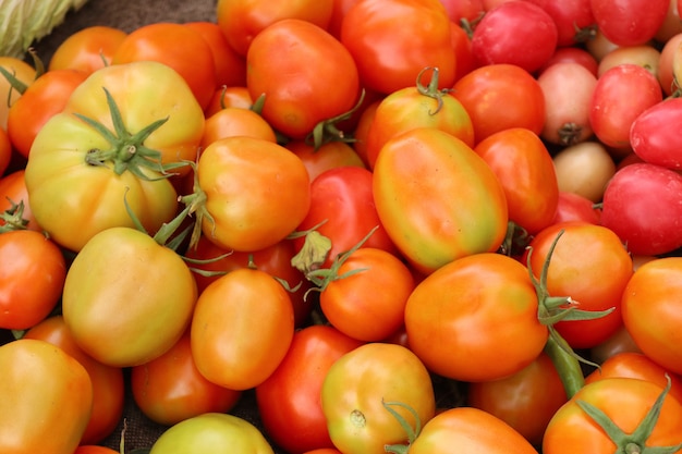 tomatoes at the market