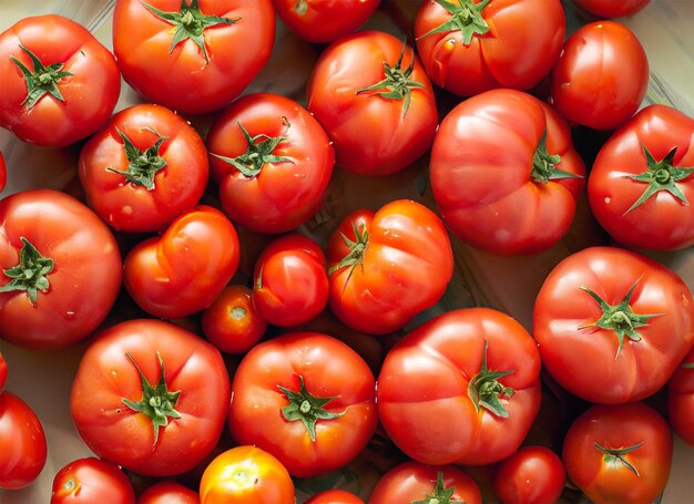 tomatoes top view