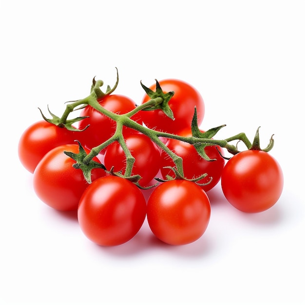 tomatoes white background