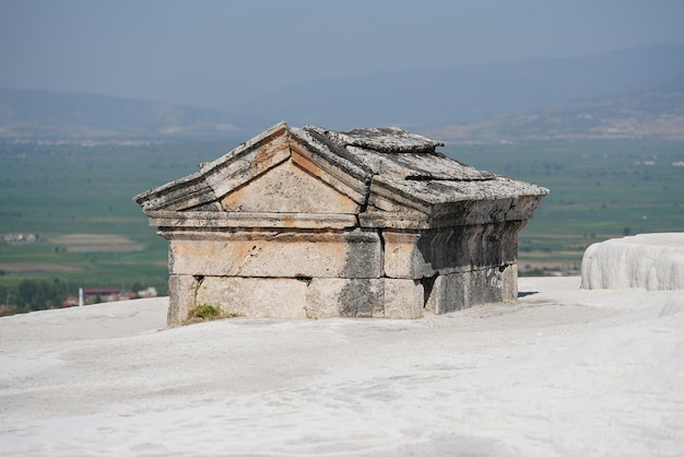 Tomb at Hierapolis Ancient City Pamukkale Denizli Turkiye