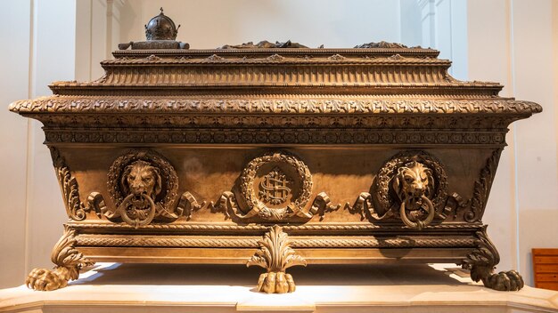 tomb of Kaiser Ferdinand I at Kapuzinergruft Vienna Austria