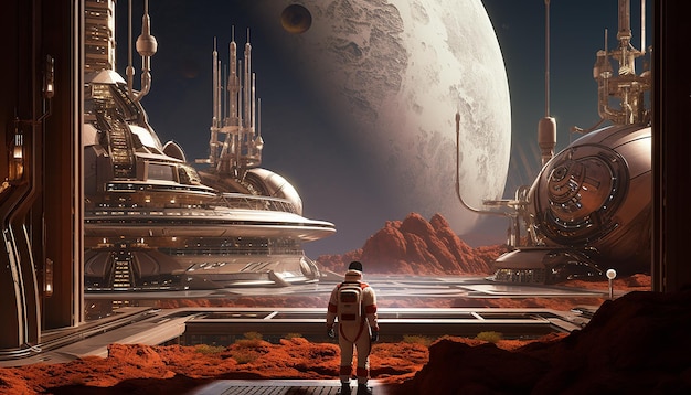 Земля завтрашнего дня на Марсе Футуристическая жизнь и поселение колоний на планете Марс