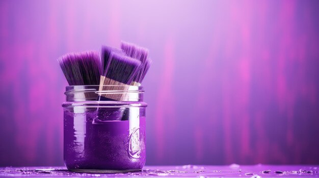 Tone paint purple background