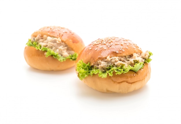 tonijn mini burger