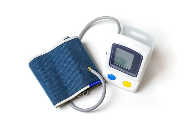 Photo tonometer is a device for measuring blood pressure closeup