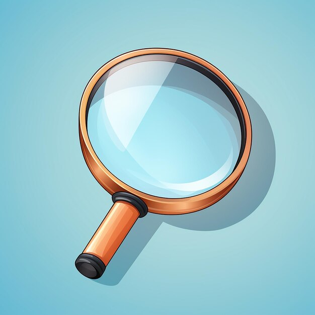 Tool of Discovery Vergrootglas Illustratie Vector Icon