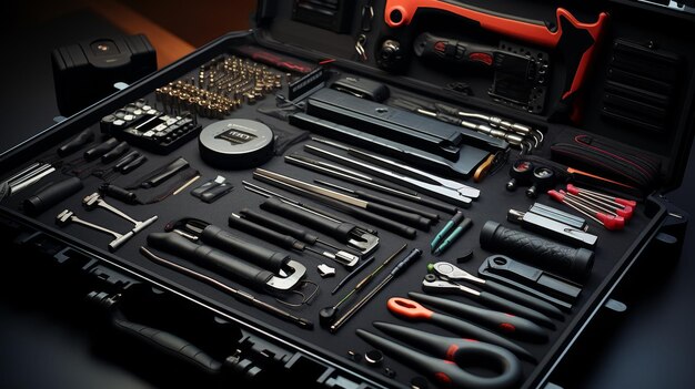 A Toolbox Overflowing With Various Tools