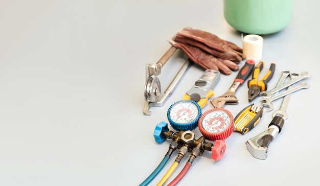 Tools for air conditioning repair and maintenance