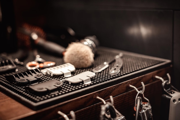 Tools of barber shop