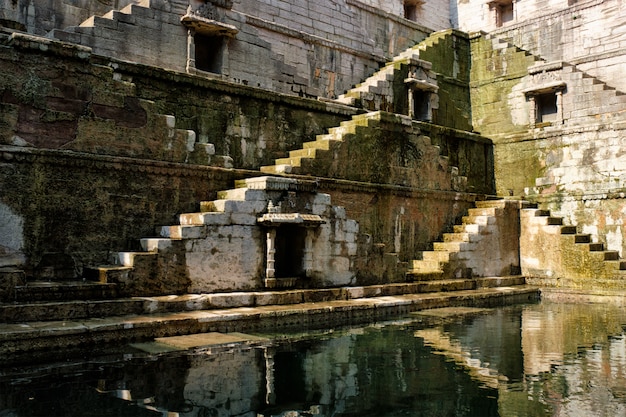 Toorji Ka Jhalra Bavdi stepwell。ジョードプル、ラージャスターン州、インド