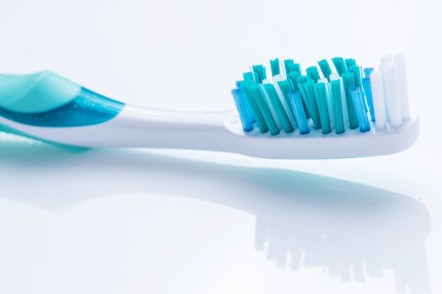 Toothbrush over white surface