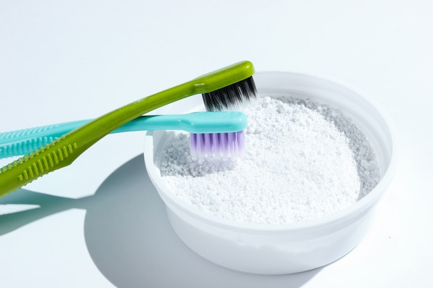 Toothbrushes and tooth powder