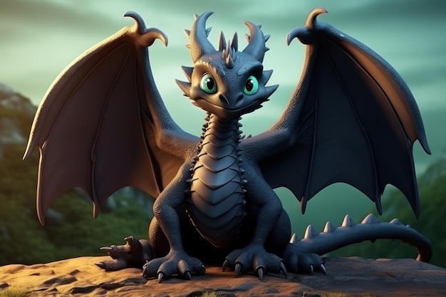 Toothless CARTOON STYLE