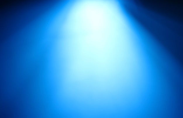 Top blue ray of light bokeh background hd