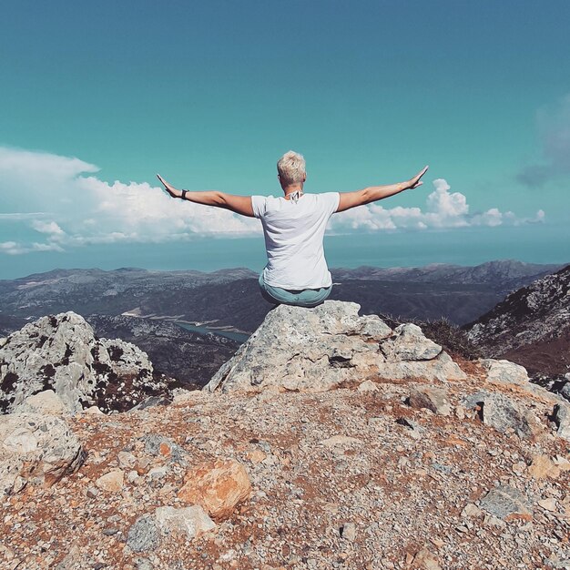 Foto in cima a creta