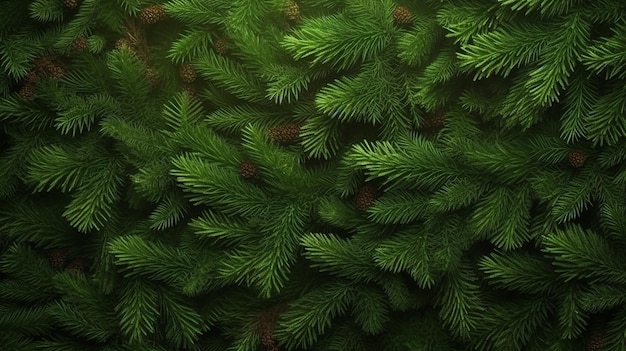 top_down_tree_background_banner_christmas_tree_branc