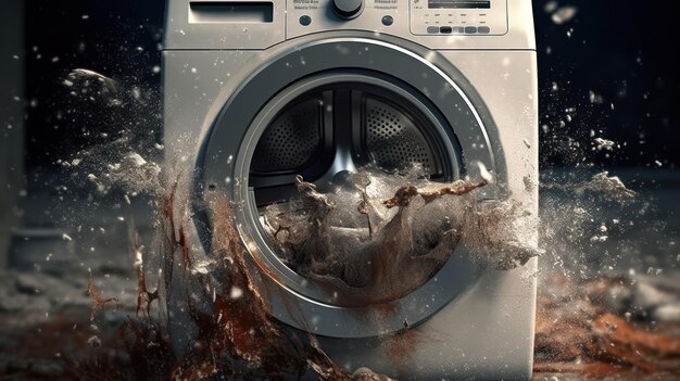 Photo top loader washing machine