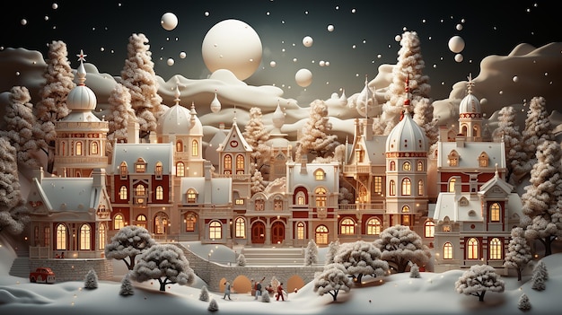 Top Modern 3D Christmas Art