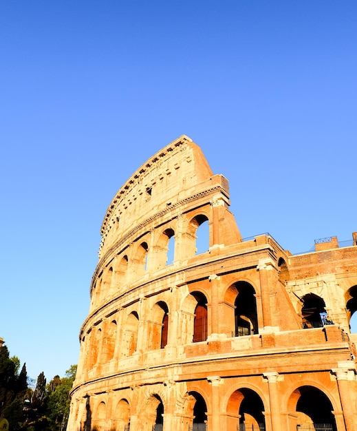 At the top part of Colosseum