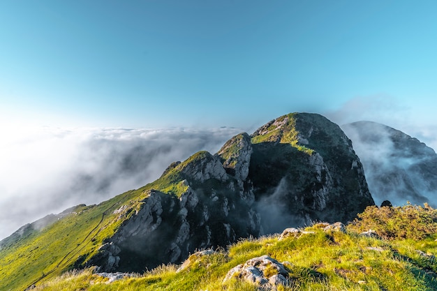 Peñas de Aya 산 꼭대기