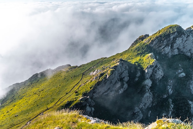 Peñas de Aya 산 꼭대기