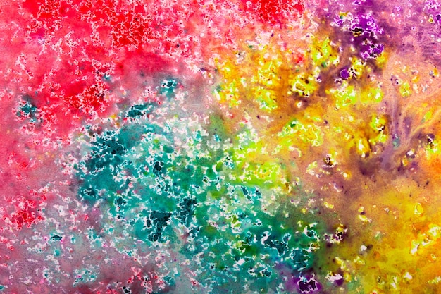 Foto vista dall'alto texture di sfondo vernice colorata astratta