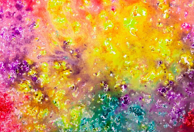 Top view abstract colorful paint background texture