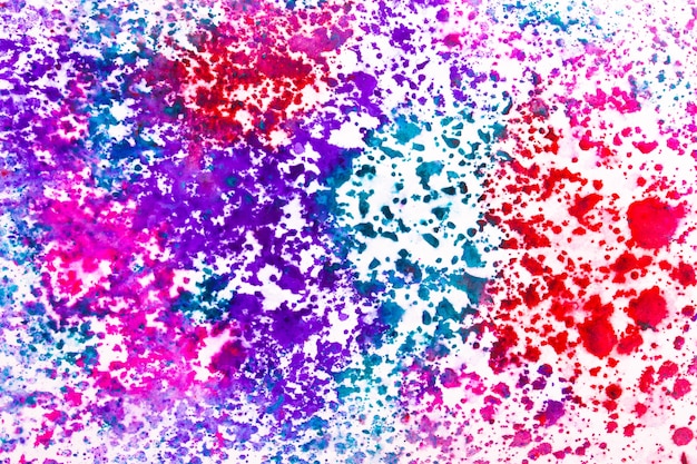 Вид сверху абстрактные красочные краски фоновой текстуры