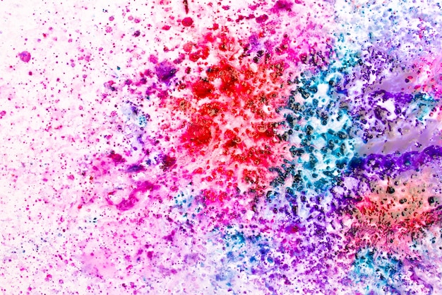 Top view abstract colorful paint background texture