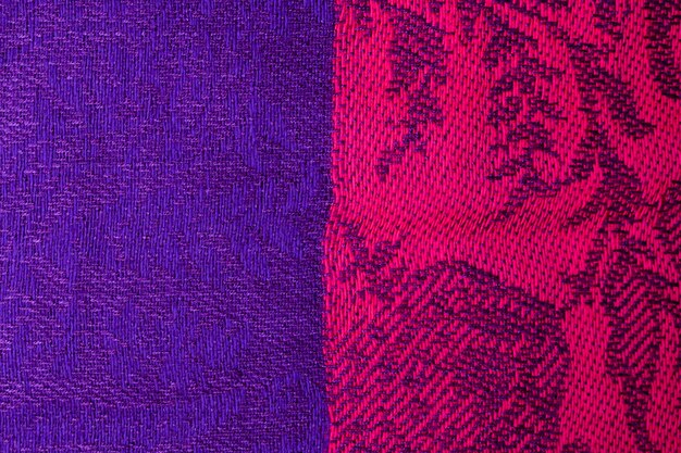 Вид сверху абстрактные текстильные текстуры фона