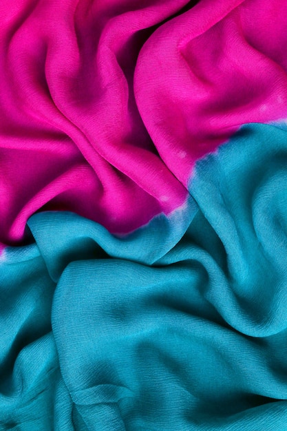 Top view of abstract textile texture background