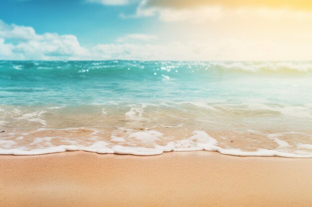 상단 뷰 해변 액세서리 파란 여름 배경 하 배경에 고품질의 이미지