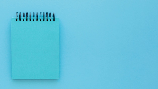 top view of blue monday concept with copy space