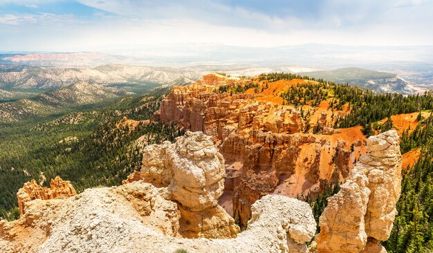 Top view on Bryce Canyon National Park