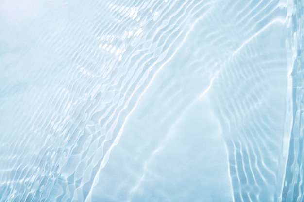 Foto vista dall'alto sfondo chiaro di struttura dell'acqua dell'oceano