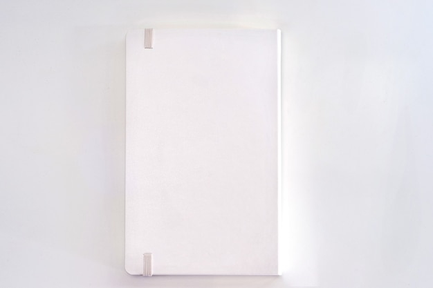 Top view collection of notebook front