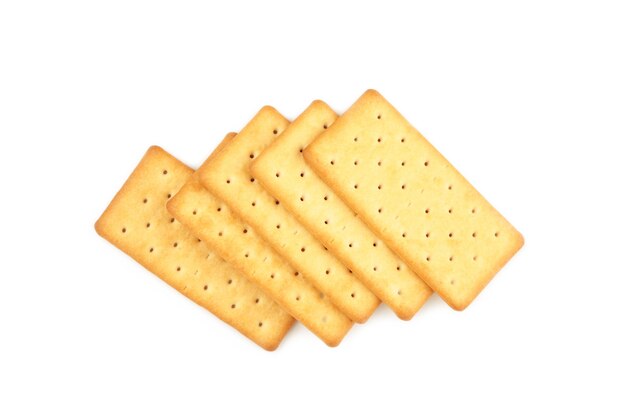 Top view of crackers