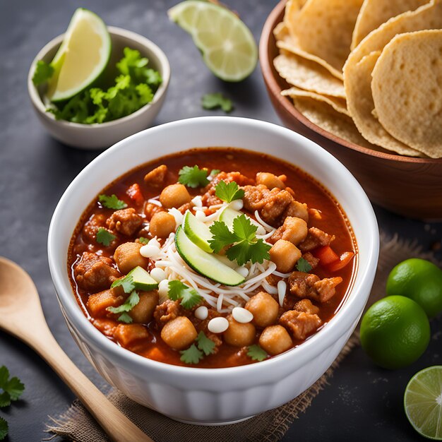 Top view delicious Mexican food concept in Mexican kitchen food photography