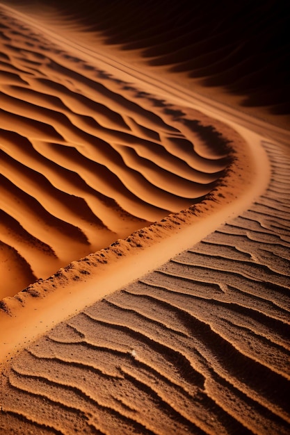 Top view of dry and cracked soil ground during drought