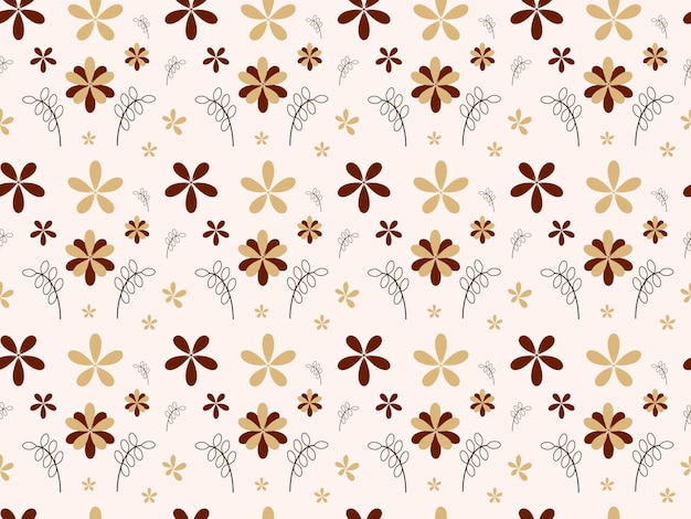 Photo top view floral pattern