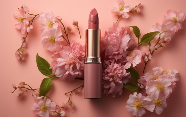 Top view image of rosetoned lipstick