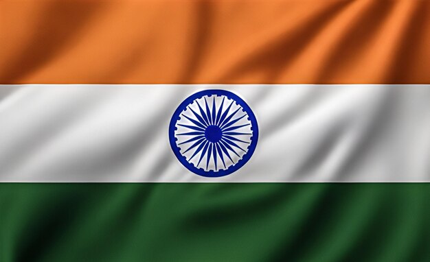 TOP VIEW INDIAN FLAG