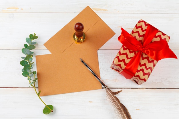 Top view of to do list for new year christmas concept writing on wooden background