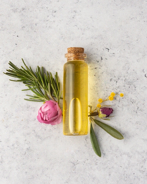 top view natural product arrangement
