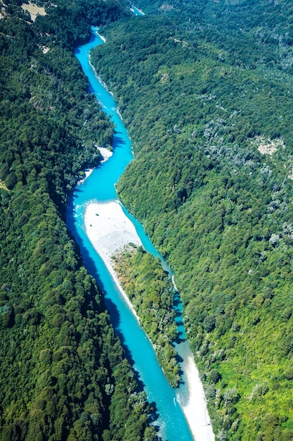 Фото Вид сверху на море и землю