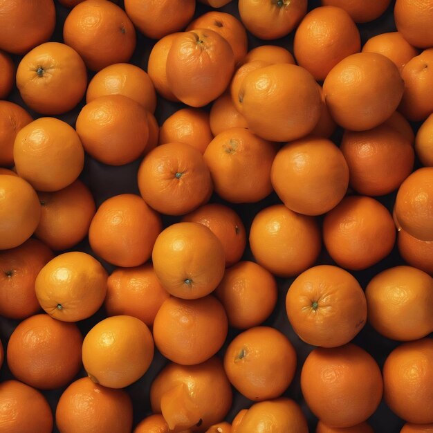 Top view oranges