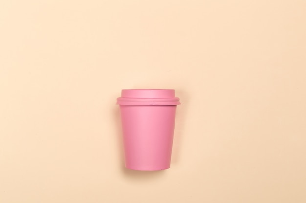 Top view of paper cup